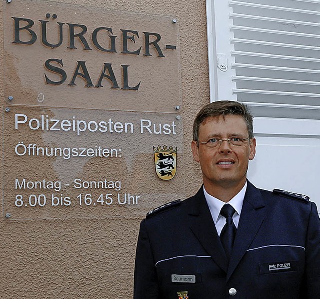 Martin Baumann ist Chef des Polizeipostens Rust   | Foto: S. Decoux-Kone