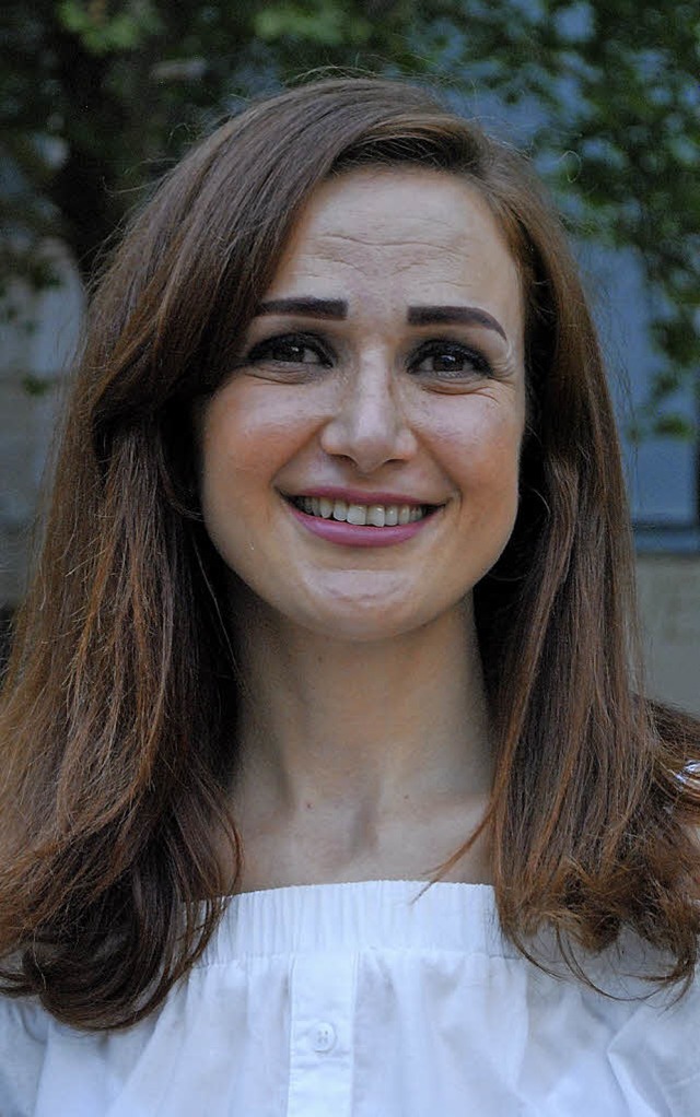 Dina Alissa aus Syrien hat mit groem Tempo  Fu gefasst, auch beruflich.  | Foto: Thomas Loisl Mink