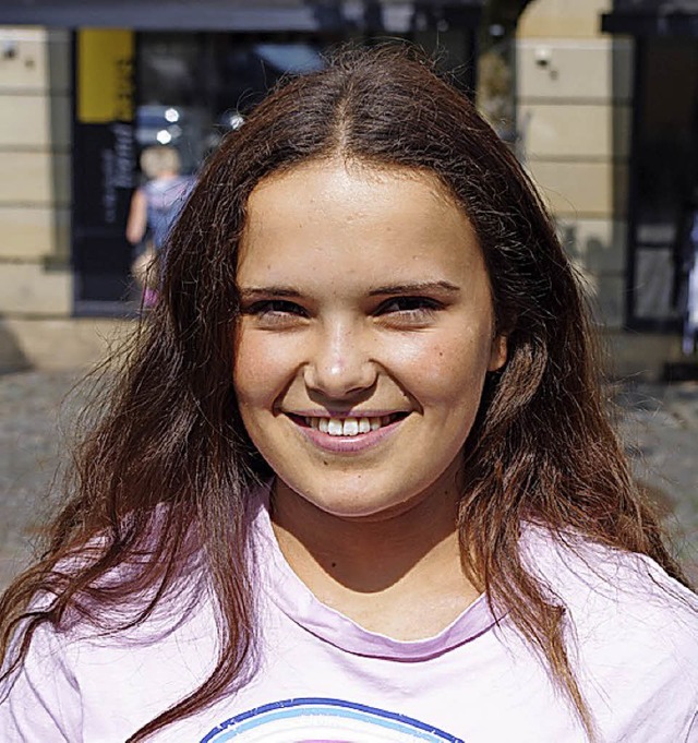 Madeleine Gdecke (14) aus Waldkirch: ...ch fr mich noch nicht infrage.&#8220;  | Foto: Milan Strbich