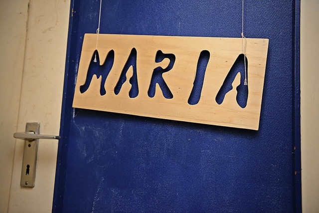 Trschild an Marias Zimmer in der Wohnung ihrer Mutter (fotografiert 2015).    | Foto: seeger (dpa)