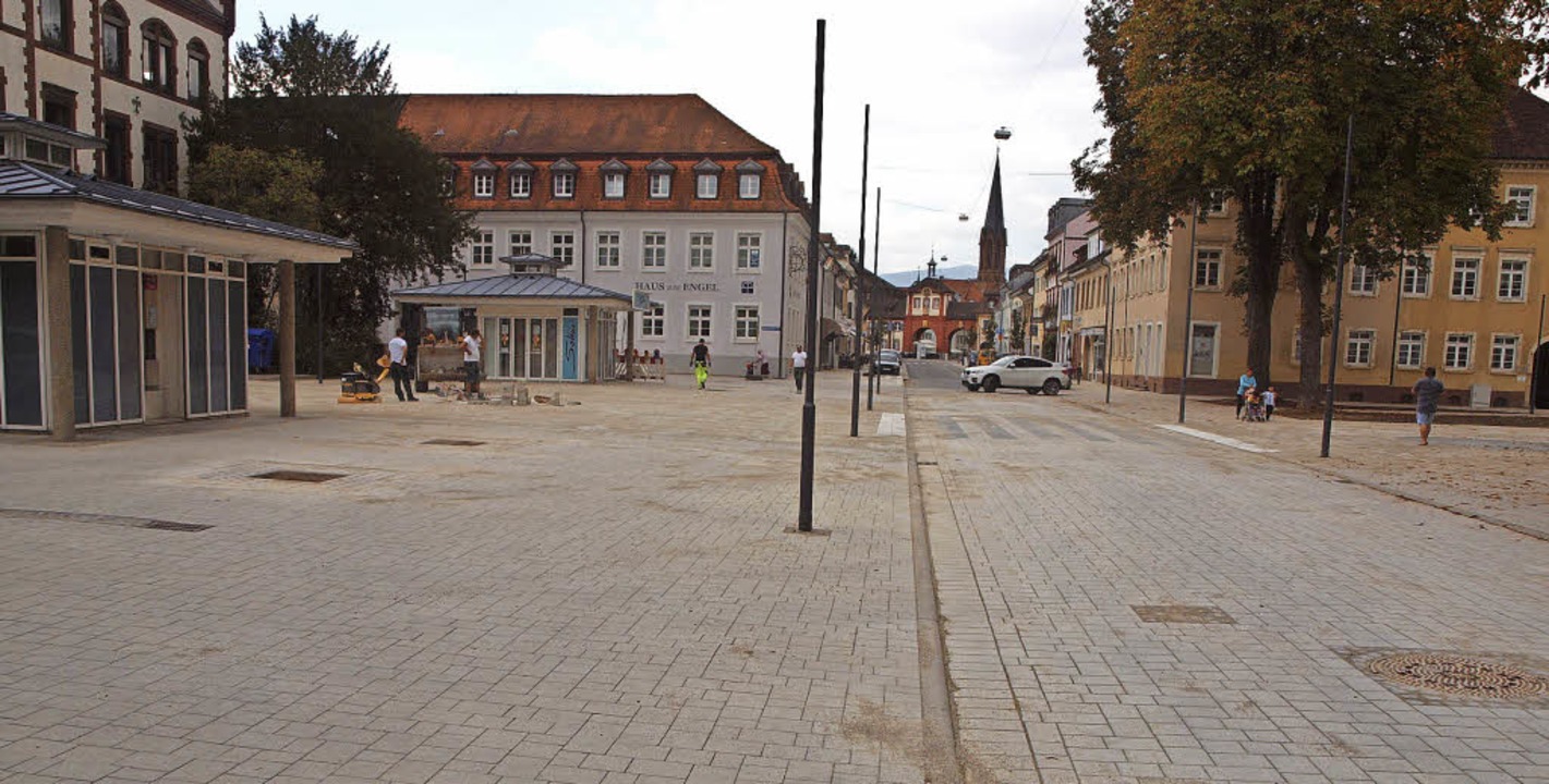 Karl-Friedrich-Straße wird morgen wieder geöffnet - Emmendingen