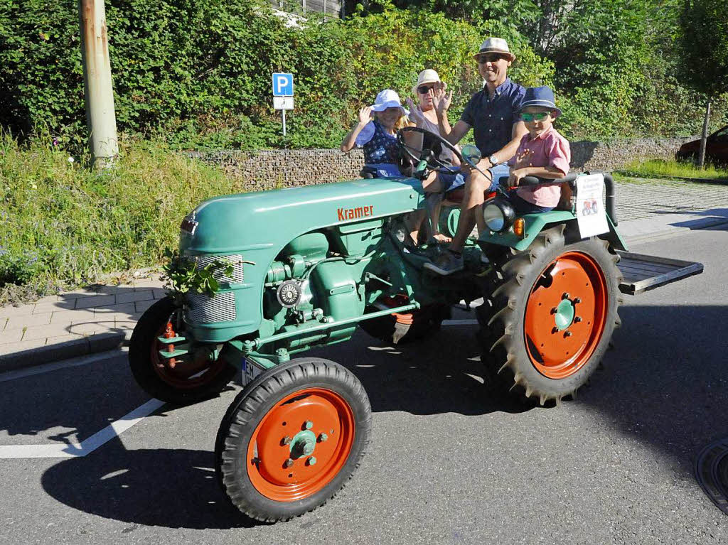 Familienkutsche Traktor