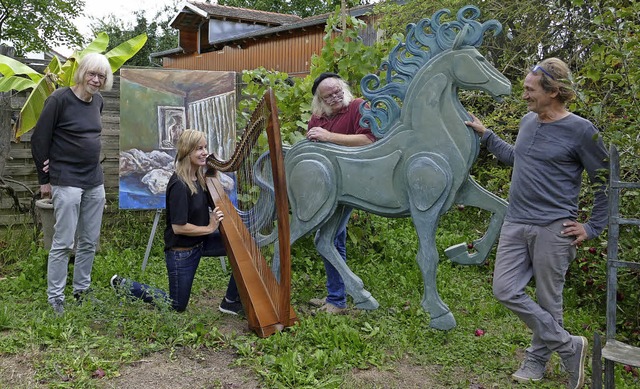 Hubert Lang, Sann Liedtke, Karl-Heint Thiel und Stefan Toth (von links)  | Foto: Fabiana Daedler