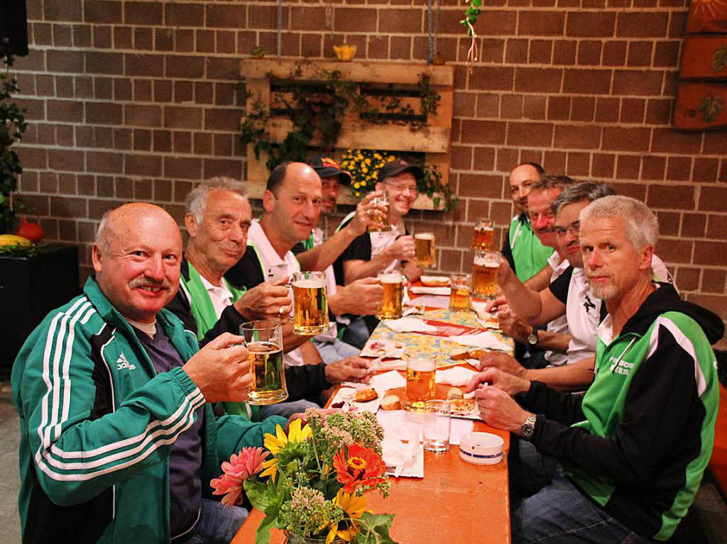 Die Gottenheimer sind tolerant: Es darf auch Bier getrunken werden!