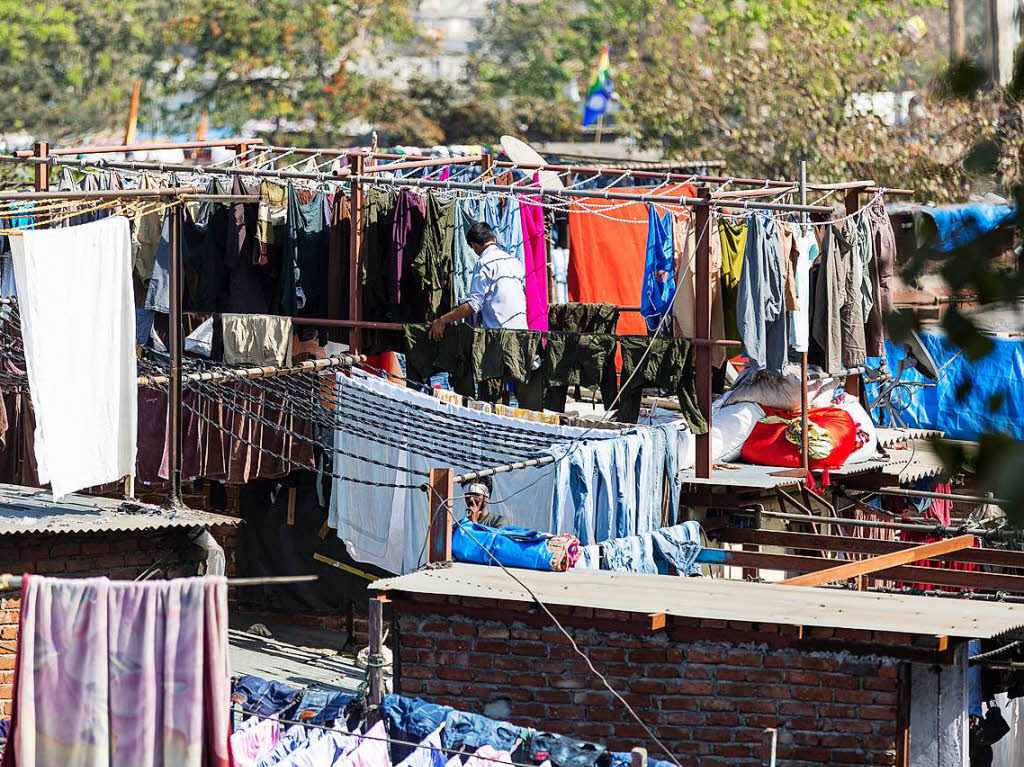 Dhobi Ghat – der Waschplatz im ehemaligen Bombay