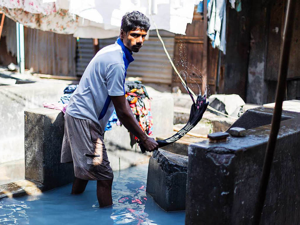 Dhobi Ghat – der Waschplatz im ehemaligen Bombay