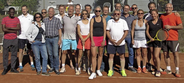 <BZ-FotoAnlauf>TC Blau-weiss:</BZ-Foto...die Sieger schlielich feststanden.     | Foto: Axel Gehrhardt