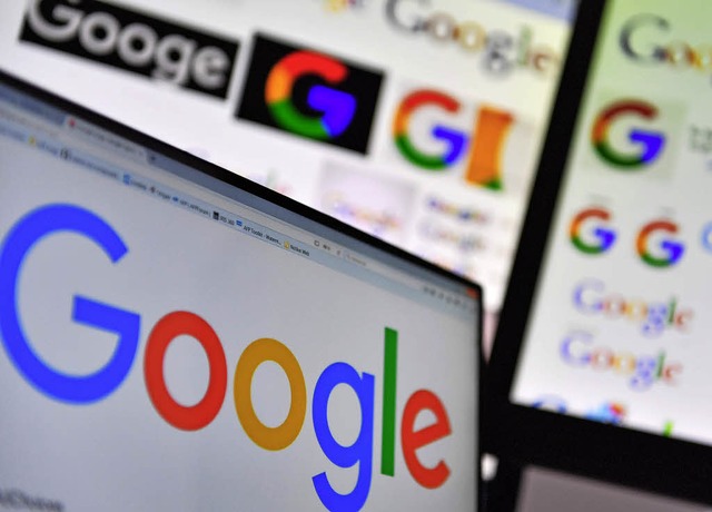 Internetmonopolisten wie Google wehren...n gegen eine Reform des Urheberrechts.  | Foto: AFP