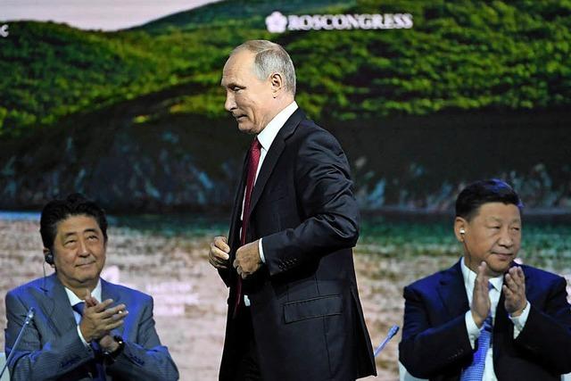Putin schlägt Japan Friedensvertrag vor