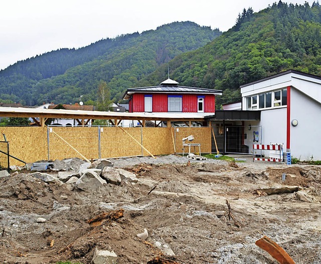 <BZ-FotoAnlauf>Kindergarten Hausen:</BZ-FotoAnlauf> Der Bau hat begonnen.  | Foto: Steinfelder