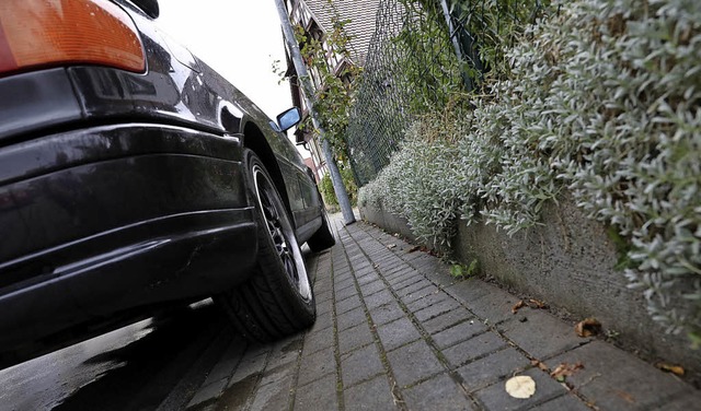 Thema fr das neue Verkehrskonzept: Falschparker  | Foto: C.  Breithaupt