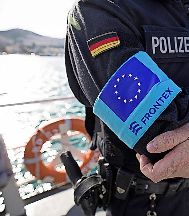 Frontex-Beamter   | Foto: dpa