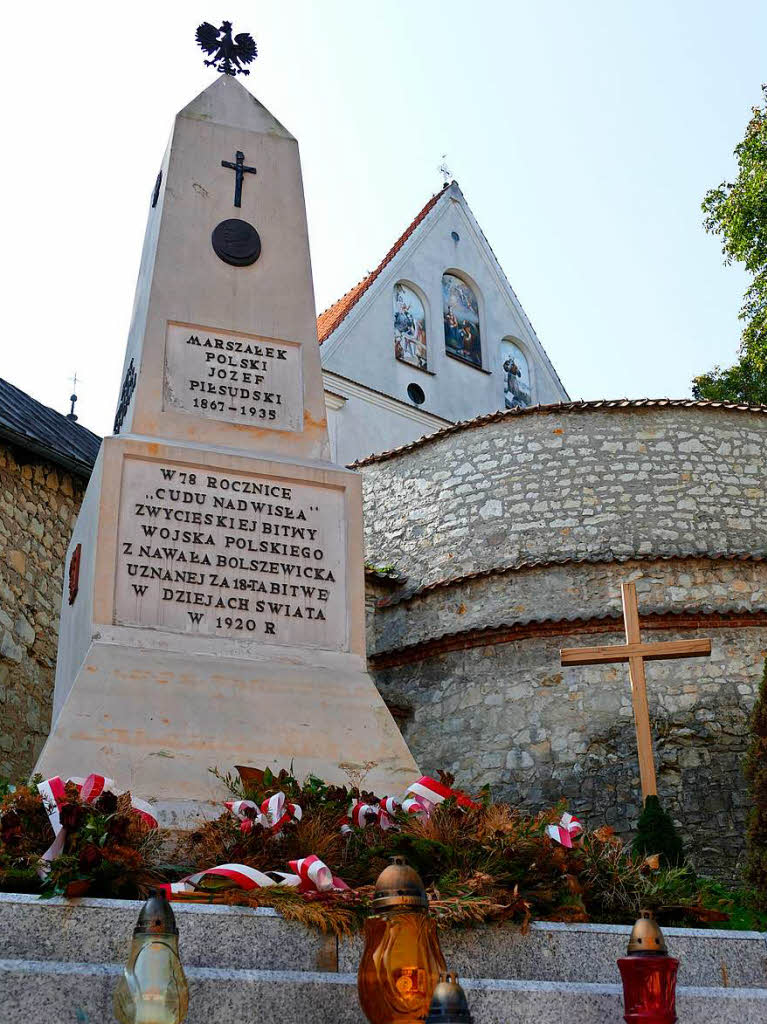 Denkmal fr den Marschall Josef Pilsudski, einem Kmpfer gegen die russische Herrschaft und Quasi-Diktator der zweiten polnischen Republik von 1926-1935