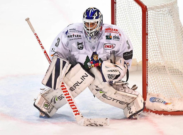 Kassierte fnf Treffer in Weiwasser: ...er Keeper Matthias Nemec (Archivfoto).  | Foto: Achim Keller