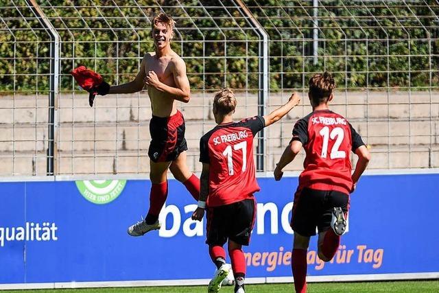 Die A-Jugend des SC Freiburg holt ein 0:4 gegen Bayern München auf
