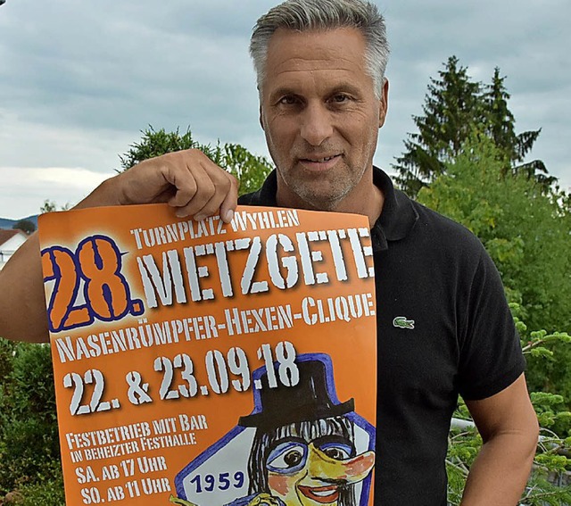 Mario Wichmann freut sich auf die nchste Metzgete.   | Foto: Vollmnar
