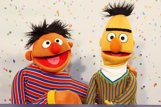 Ernie und Bert aus der Sesamstraße sind schwul