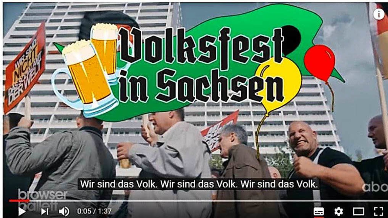 Internetvideo: &#8222;Volksfest in Sachsen&#8220;  | Foto: nnn
