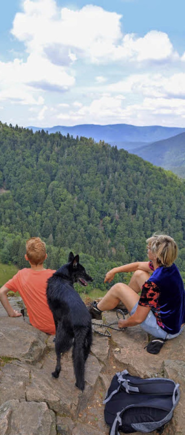 Da staunen Mutter, Kind und Hund: Der ...ck, aber nichts fr schwache Nerven.    | Foto: Anita Fertl