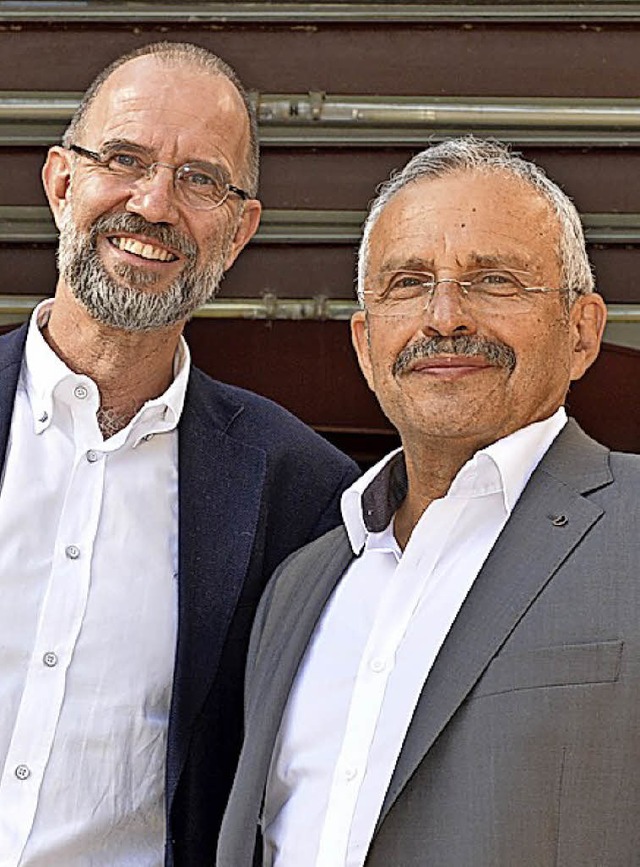 Die Mediziner Rdiger Feik (links)  und Felix Liber   | Foto: ddn