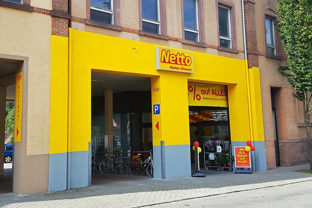 Zu auffllig, zu gelb: die Fassade des Netto-Markts in der Hauptstrae  | Foto: Beate Zehnle-Lehmann