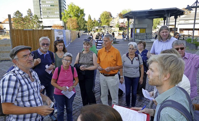 Philipp Hlderlich (rechts vorne) vom ...m meisten Sorgen und Kritik geuert.   | Foto: Peter Gerigk