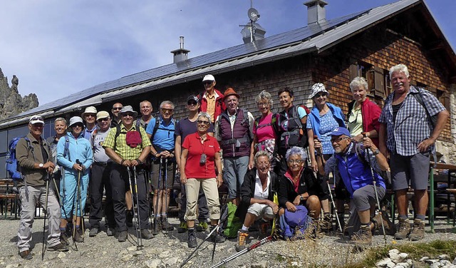 Bei bestem Wanderwetter verbrachte die...hwarzwaldvereins drei Tage im Allgu.   | Foto: privat