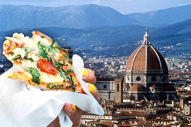 In der Altstadt von Florenz dürfen Touristen nicht mehr auf der Straße essen