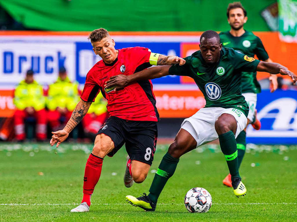 Hart umkmpft war die Partie in Wolfsburg.