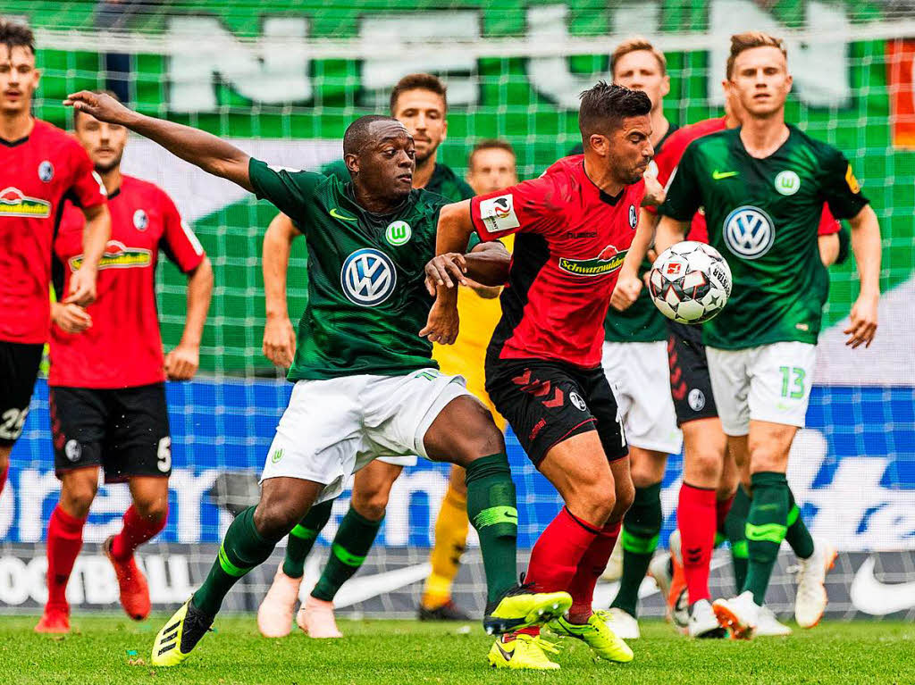 Hart umkmpft war die Partie in Wolfsburg.