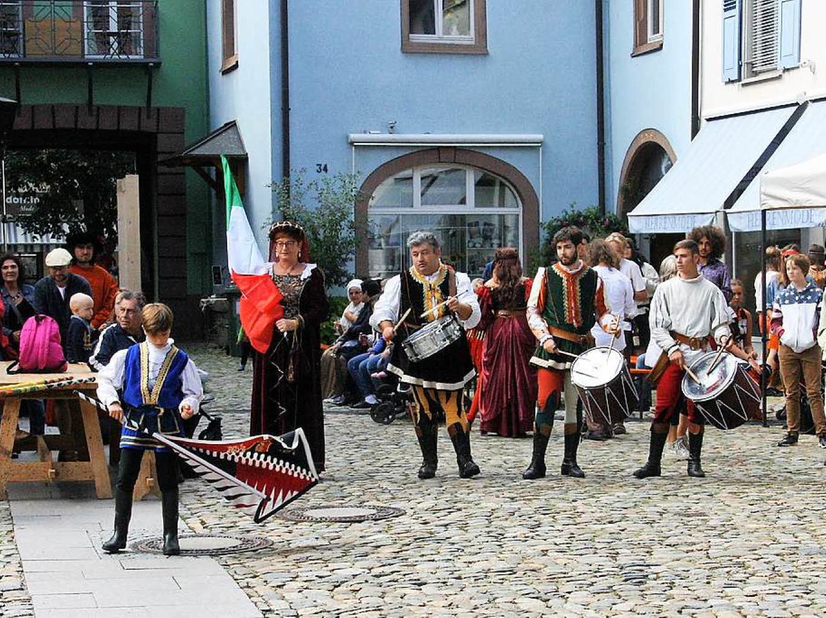 „Zurck in die Vergangenheit“ hie es bei den Staufener Stadtgeschichten (Stages) 2016.