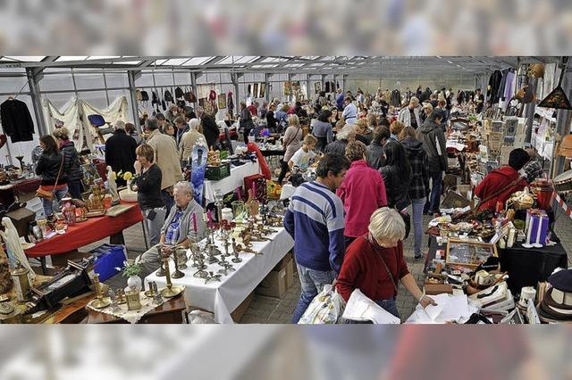 Wieder Flohmarkt in der Europa-Park-Grtnerei