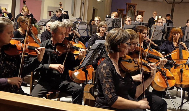 Bestens vorbereite prsentiert sich das Philharmonisches Orchester Riehen.   | Foto: Roswitha FREY