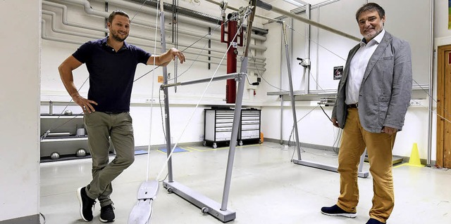 Der alte und der neue Leiter des Gymla... (rechts) und Nachfolger Daniel Feer   | Foto: thomas kunz