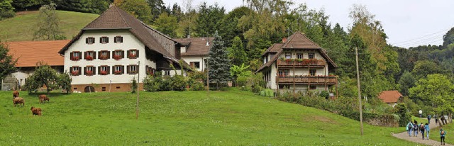 Schn ist das Kohlenbachtal. Am Samsta...nstag. Der Kaltenbachhof war ein Ziel.  | Foto: Karin Hei