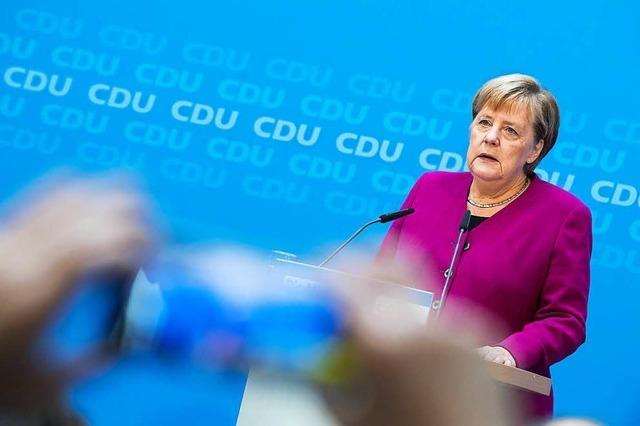 Merkel rumt Fehler bei der Personalentscheidung Maaen ein