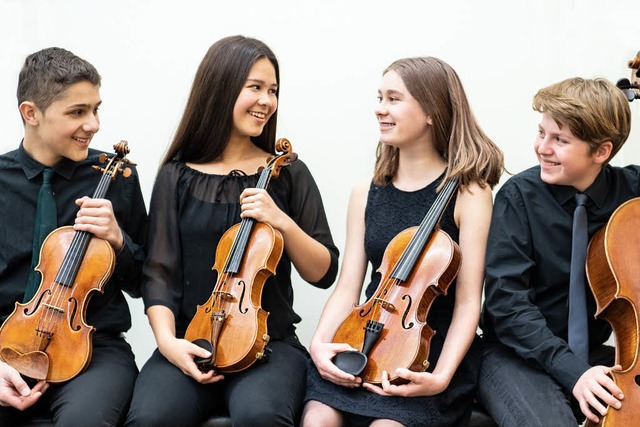 Junge Talente: das Alcina Quartett  | Foto: Emerik Kostyak