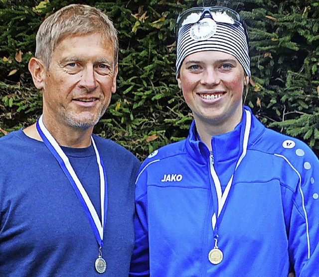 Den Mixed Zweier gewann das Boot mit Jacqueline und Didier Idesheim.  | Foto: Werner Schnettelker