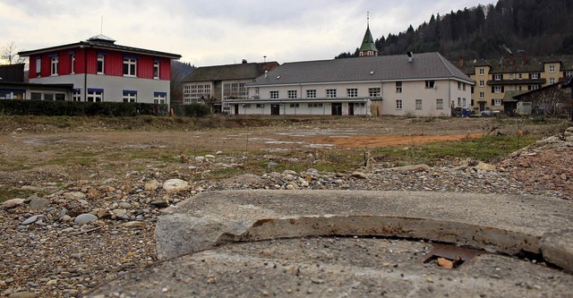 Auf dem ehemaligen Autokabel-Areal in ...sental soll ein Pflegeheim entstehen.   | Foto: Anja Bertsch