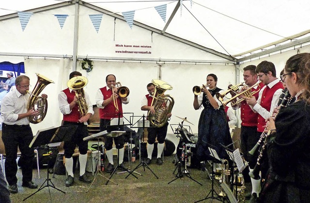 &#8222;Die jungen Bergmusikanten&#8220; aus Oberried  | Foto: Barbara Odrich-Rees