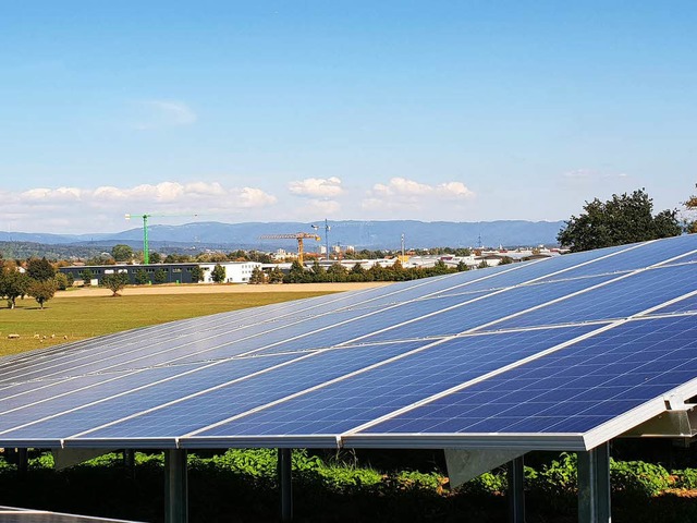 Der Solarpark Herten leistet etwas fr den Klimaschutz.  | Foto: Max Maier