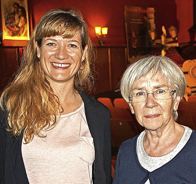 Madeleine Dallmeyer (links)  und Christel Kauschwitz   | Foto: Ilona Hge