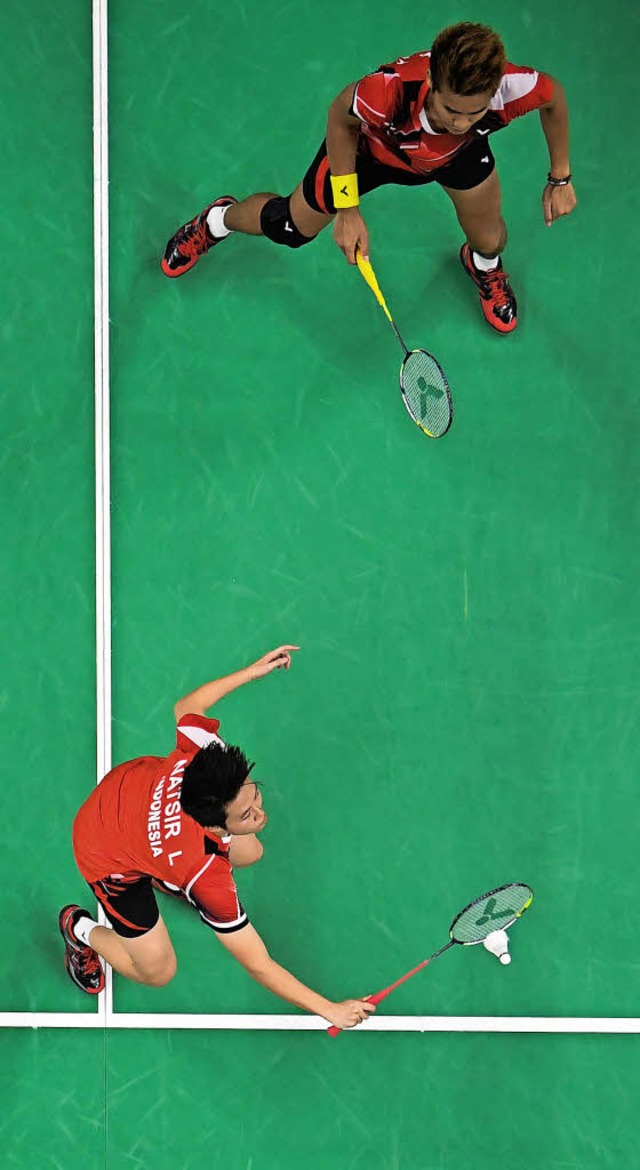 Schnellster Sport der Welt: Badminton.... zog danach sein letztes Team zurck.   | Foto: Symbolfoto: afp