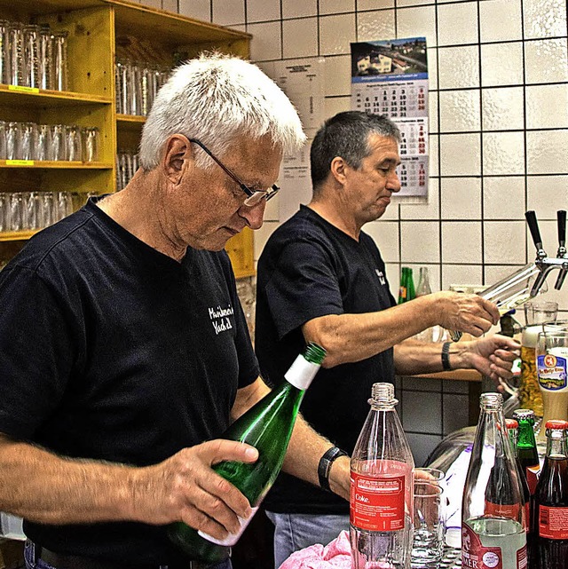 Beim Oktoberfest im Haus des Gastes ha...elte die Trachtenkapelle Mhlenbach.    | Foto: Nina Mller