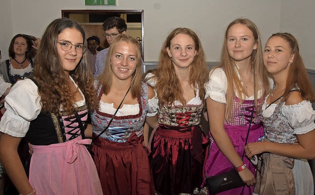 Dass auch Mdchen aus dem Schwarzwald ...jungen Damen in der Halle Attlisberg.   | Foto: Stefan Pichler