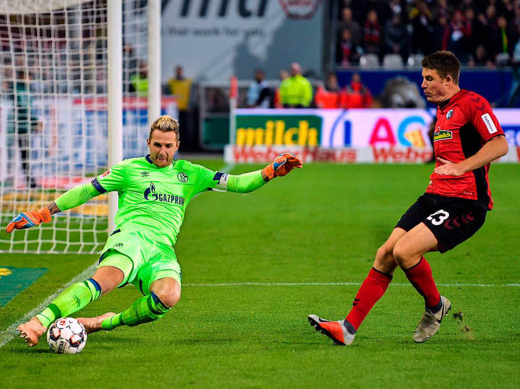 Fhrung ber die Zeit gerettet: Freiburg gewinnt gegen Schalke mit 1:0.