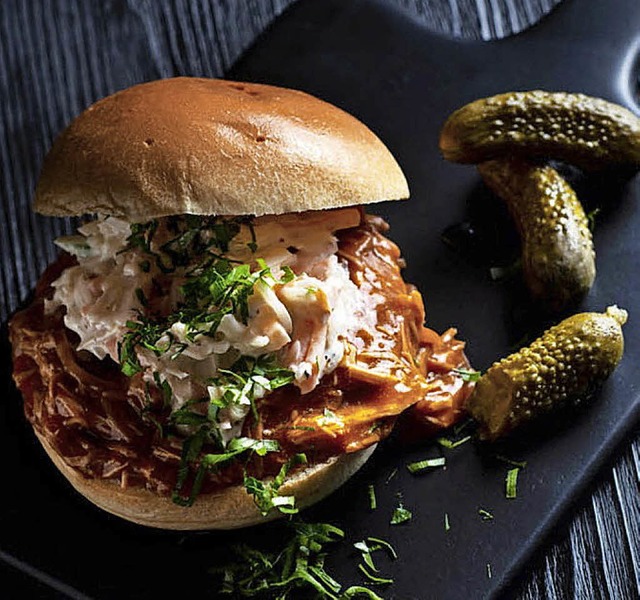Sido steuerte ein Rezept fr Pulled Pork Burger bei.   | Foto: Schramm