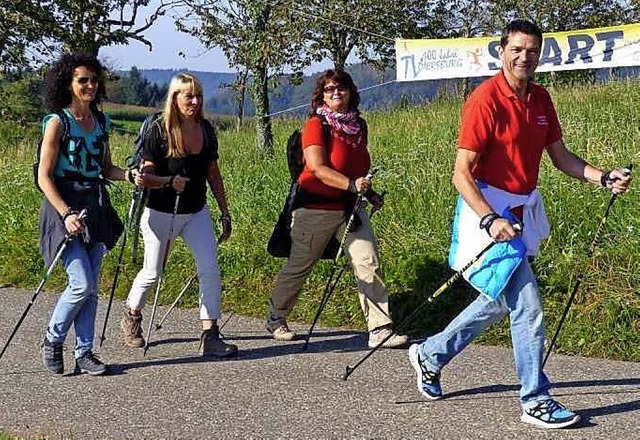 Sie whlten vergangenes Jahr das Walke...cke von der Burgruine nach Diersburg.   | Foto: Turnverein