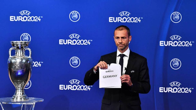 Deutschland richtet die EM 2024 aus.  | Foto: AFP