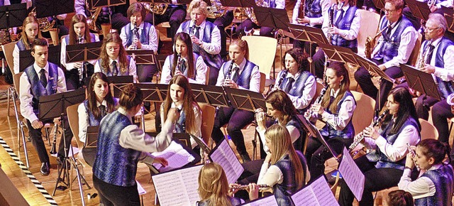 Die Stadtmusik Wehr feiert 2019 ihr 16...e zelebrieren ihren runden Geburtstag.  | Foto: M. Gottstein